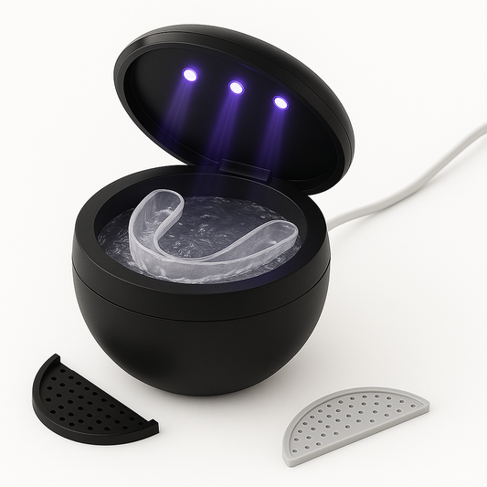 Ultrasonic UVC Night Guard Cleaner Dome