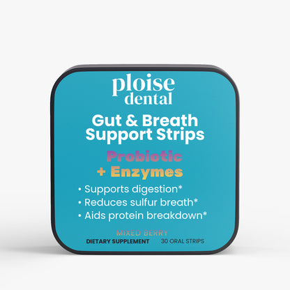 Gut & Breath Support Strips (Probiotics + Enzymes) [3 Pack]