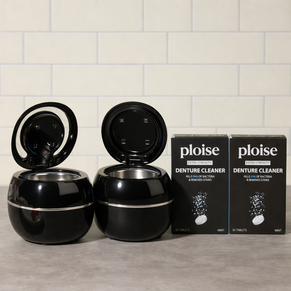 Ploise Denture Dome + Sterilizing Tablets