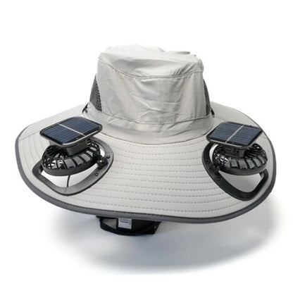 Solar Fan Hat Solar Breeze