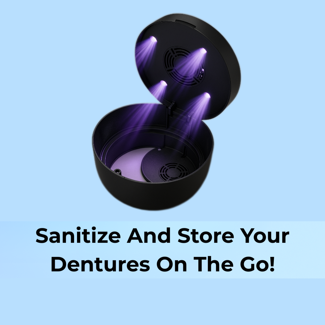 Denture Travel Dome UVC Case