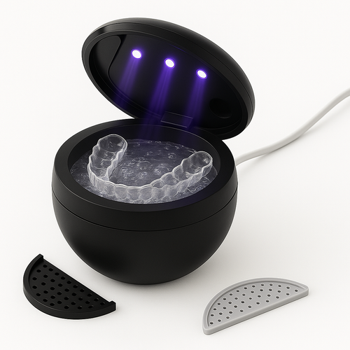 Ultrasonic UVC Aligner Cleaner Dome